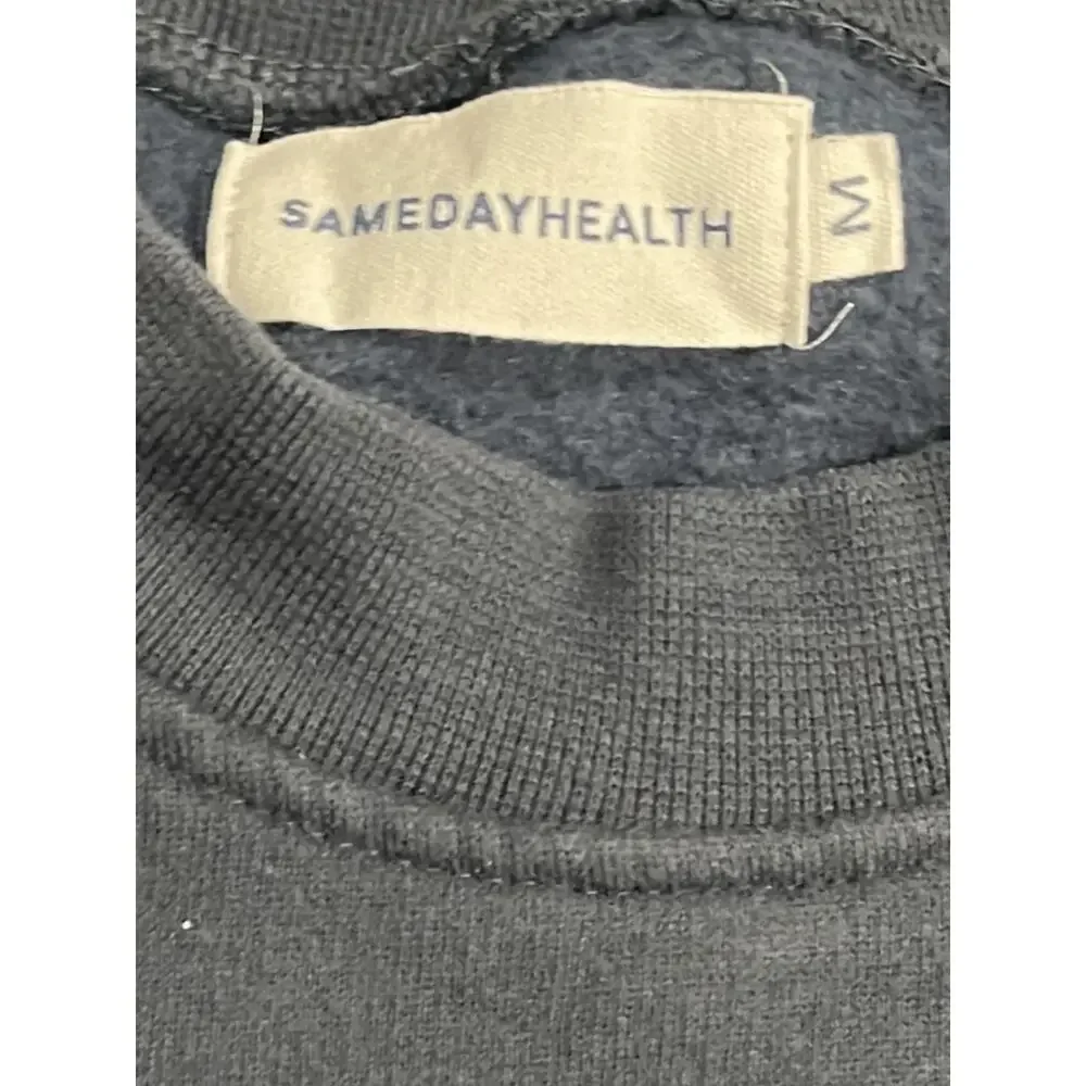 SamedayHealth Crewneck Pullover Size Medium Casual Streetwear Loungewear